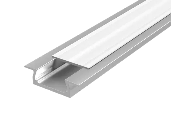 Алюминиевый профиль для LED ленты с рассивателем опал встраиваемый 2000х30х11мм (монтажный размер 24 мм, максимальная ширина ленты 10мм) Varton V4-R0-70.0001.KIT-0202